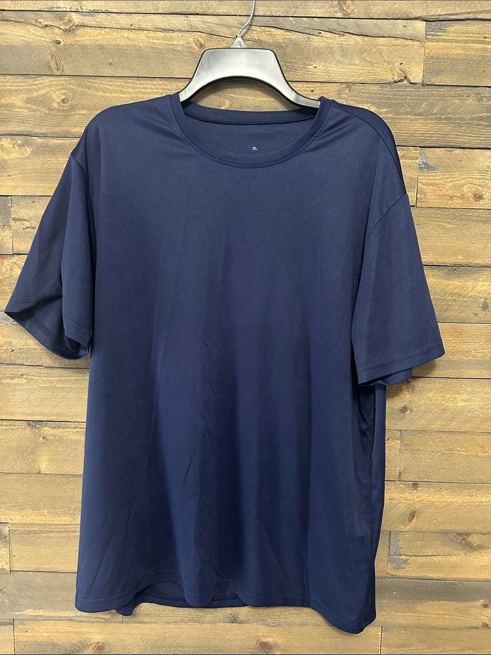 Men's Navy Crewneck Short Sleeve Shirt - Set of 2